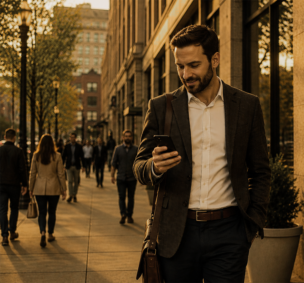 mobility hero city street phone