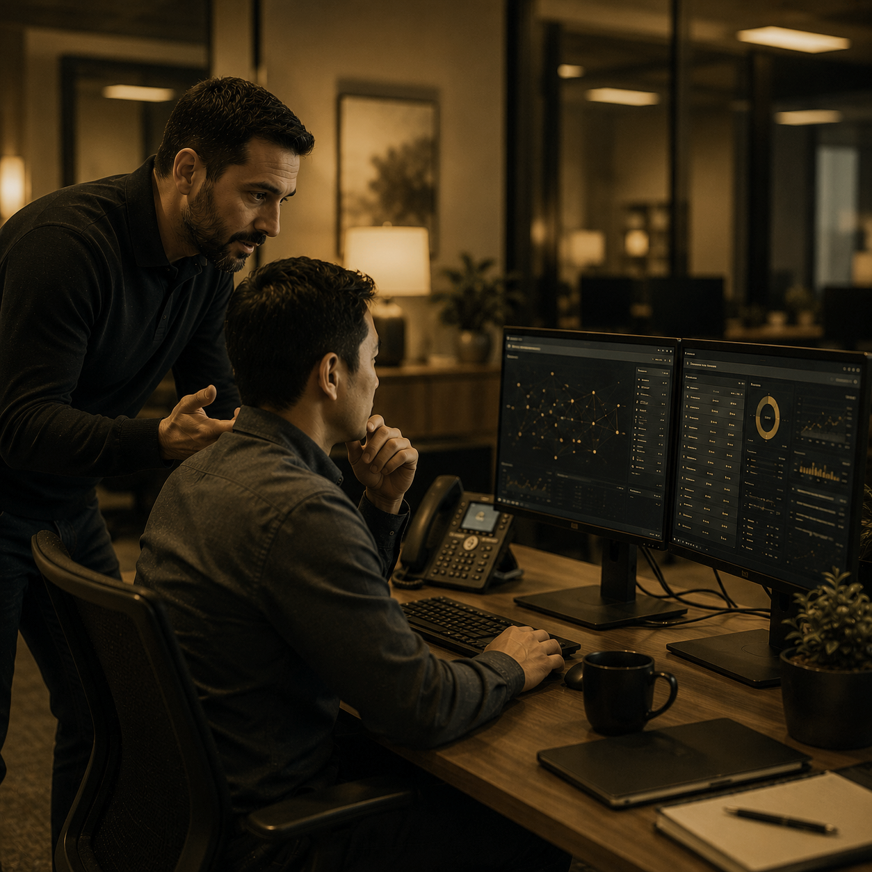 collaborating on network support for small business