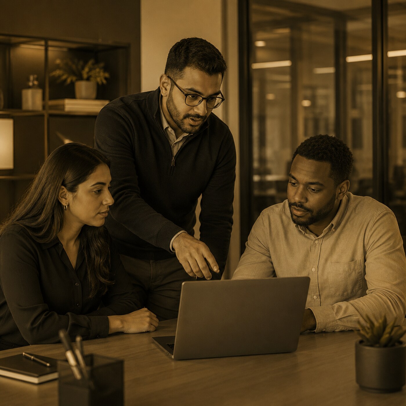 IT support advisor helping business users resolve a laptop issue