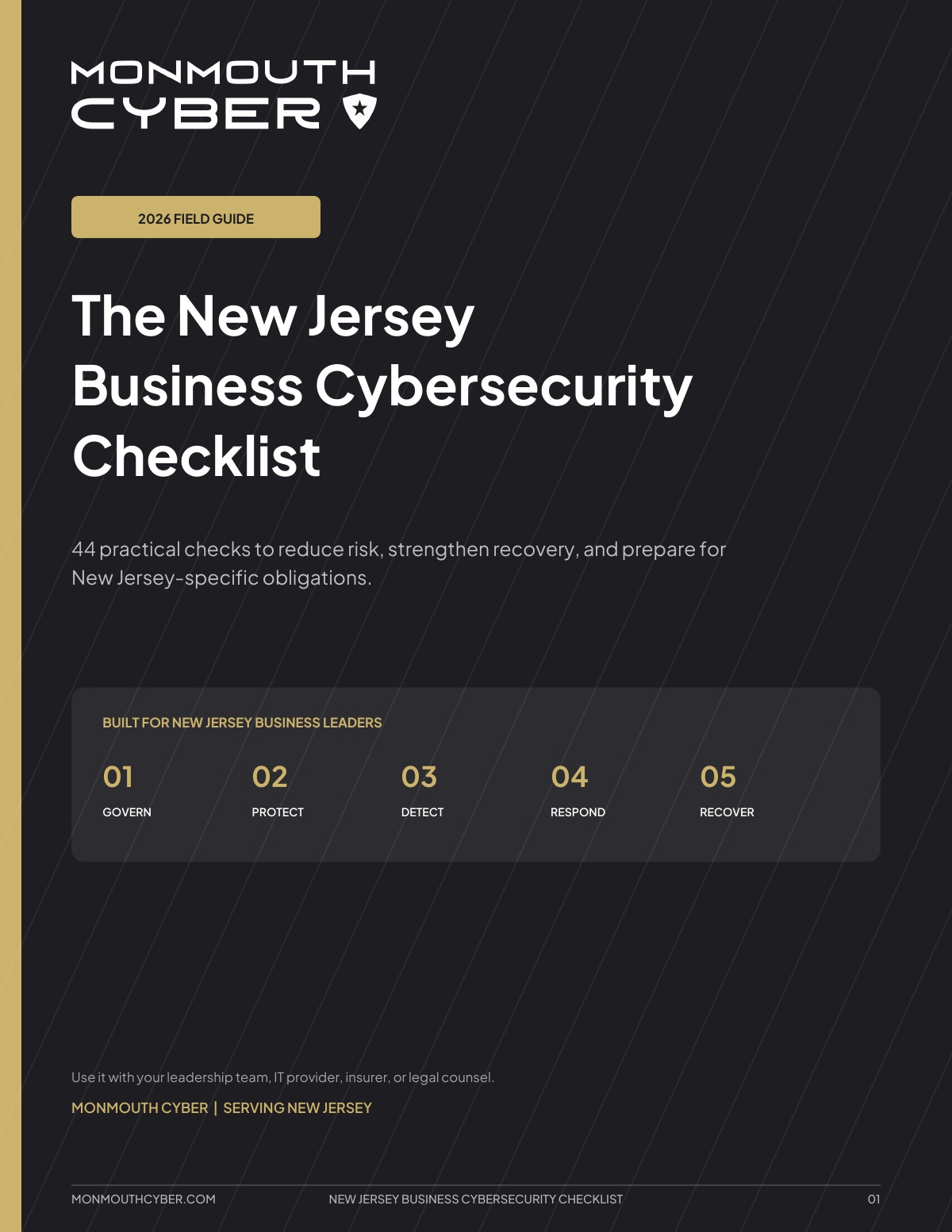 Cybersecurity checklist for new jersey businesses PDF download